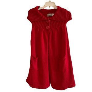 A’ MILANO Large Red Sweater Vest